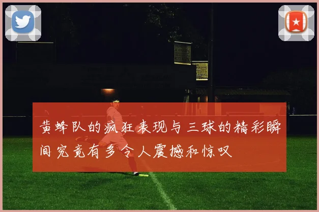 黄蜂队的疯狂表现与三球的精彩瞬间究竟有多令人震撼和惊叹